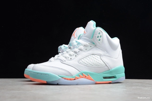One Kick 440892-100 Aqua 5 GS Jordan Air Light 0803